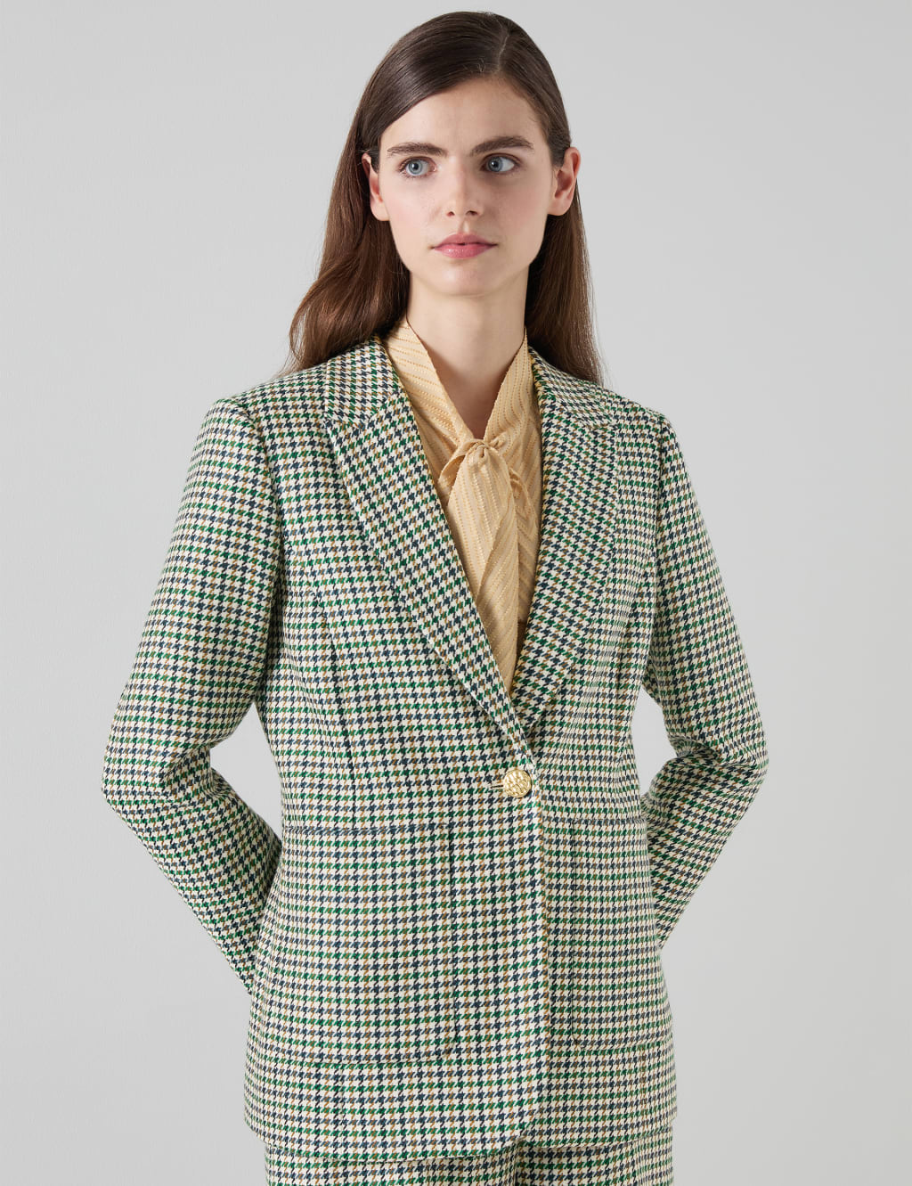 Pure Wool Checked Blazer 3 of 4