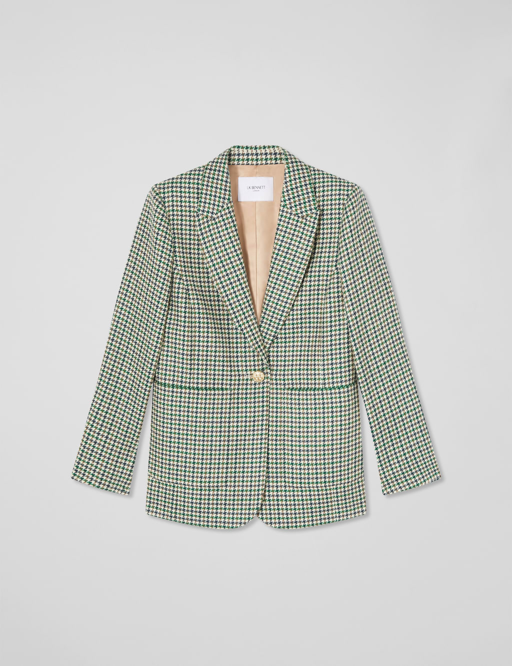 Pure Wool Checked Blazer 2 of 4