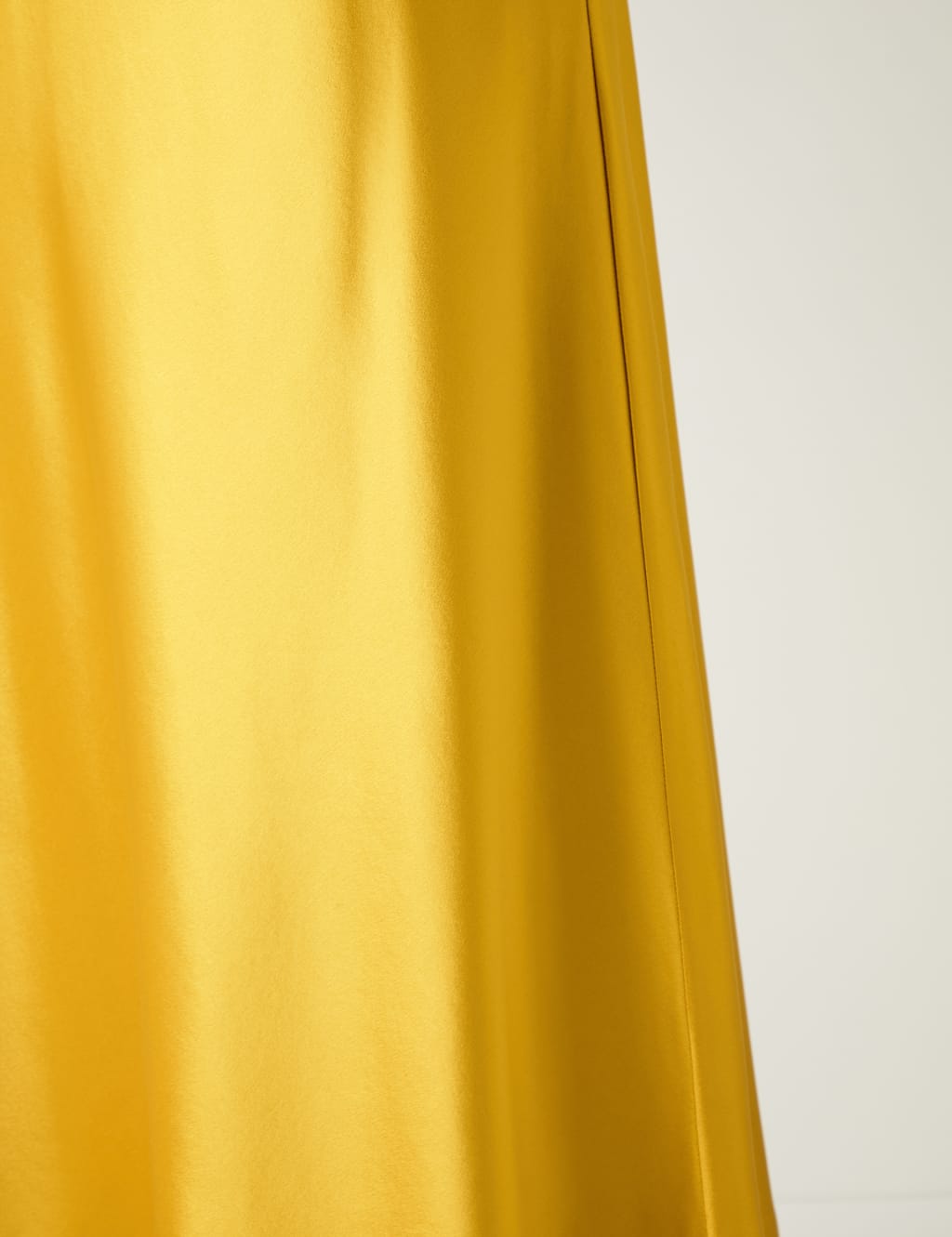 Satin Midi Slip Skirt 3 of 4