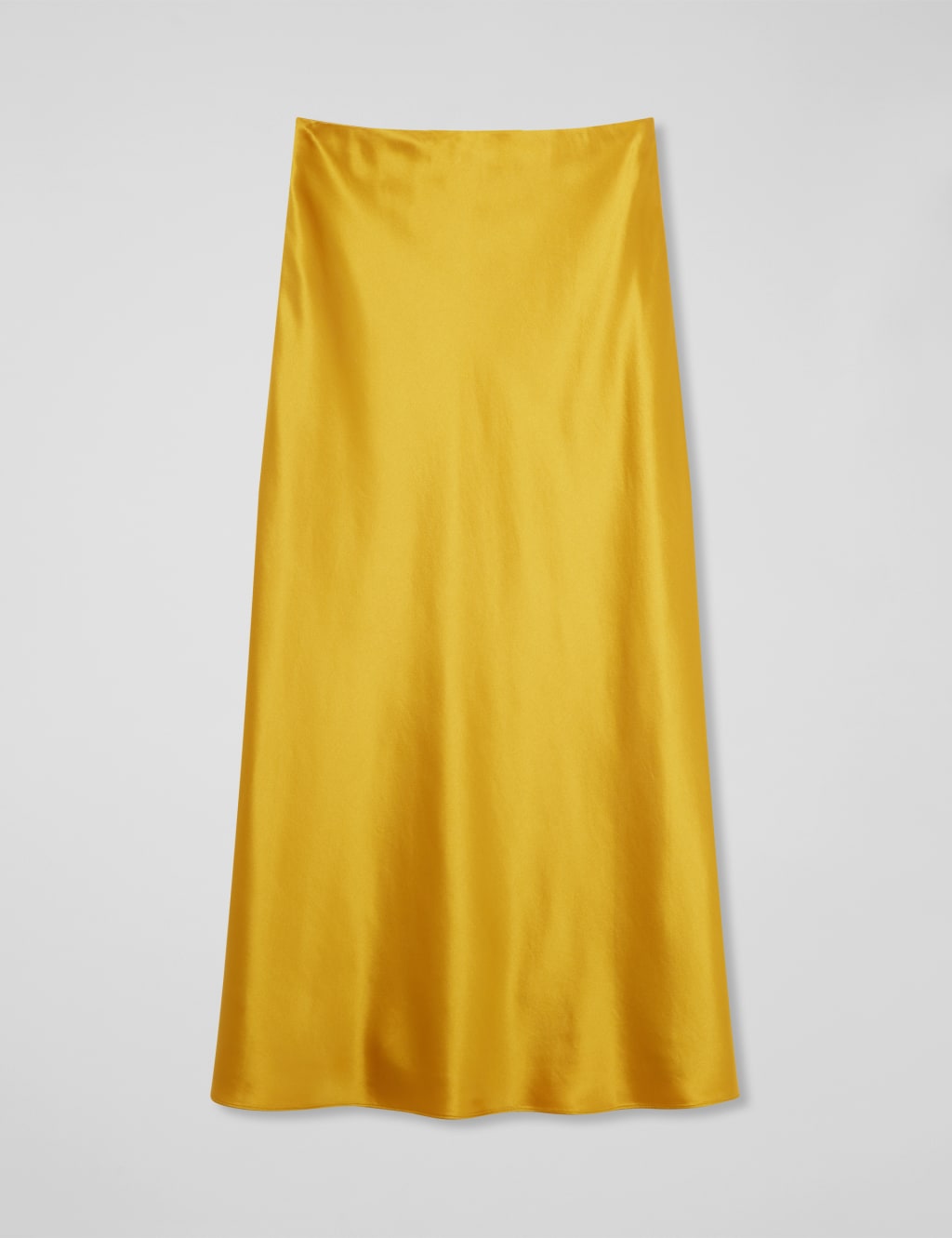 Satin Midi Slip Skirt 2 of 4