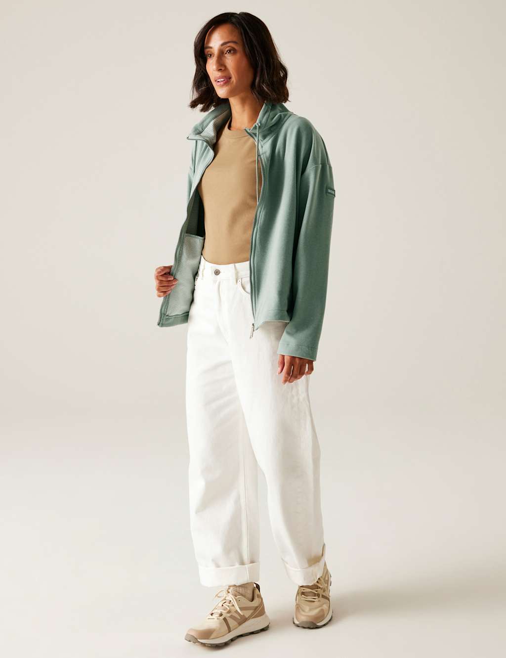 Ashlynn Zip Up Funnel Neck Fleece 4 of 6