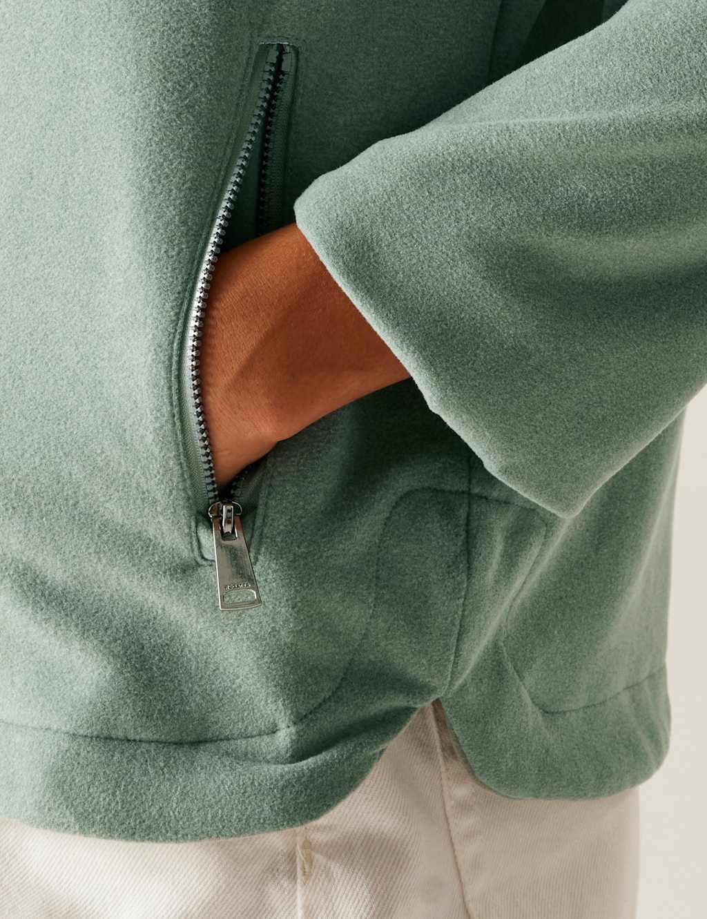 Ashlynn Zip Up Funnel Neck Fleece 5 of 6