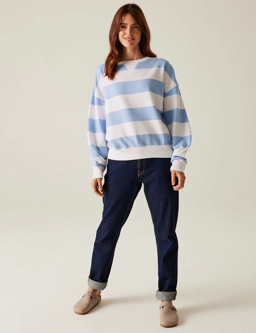 Avika II Cotton Rich Striped Jumper 3 of 5
