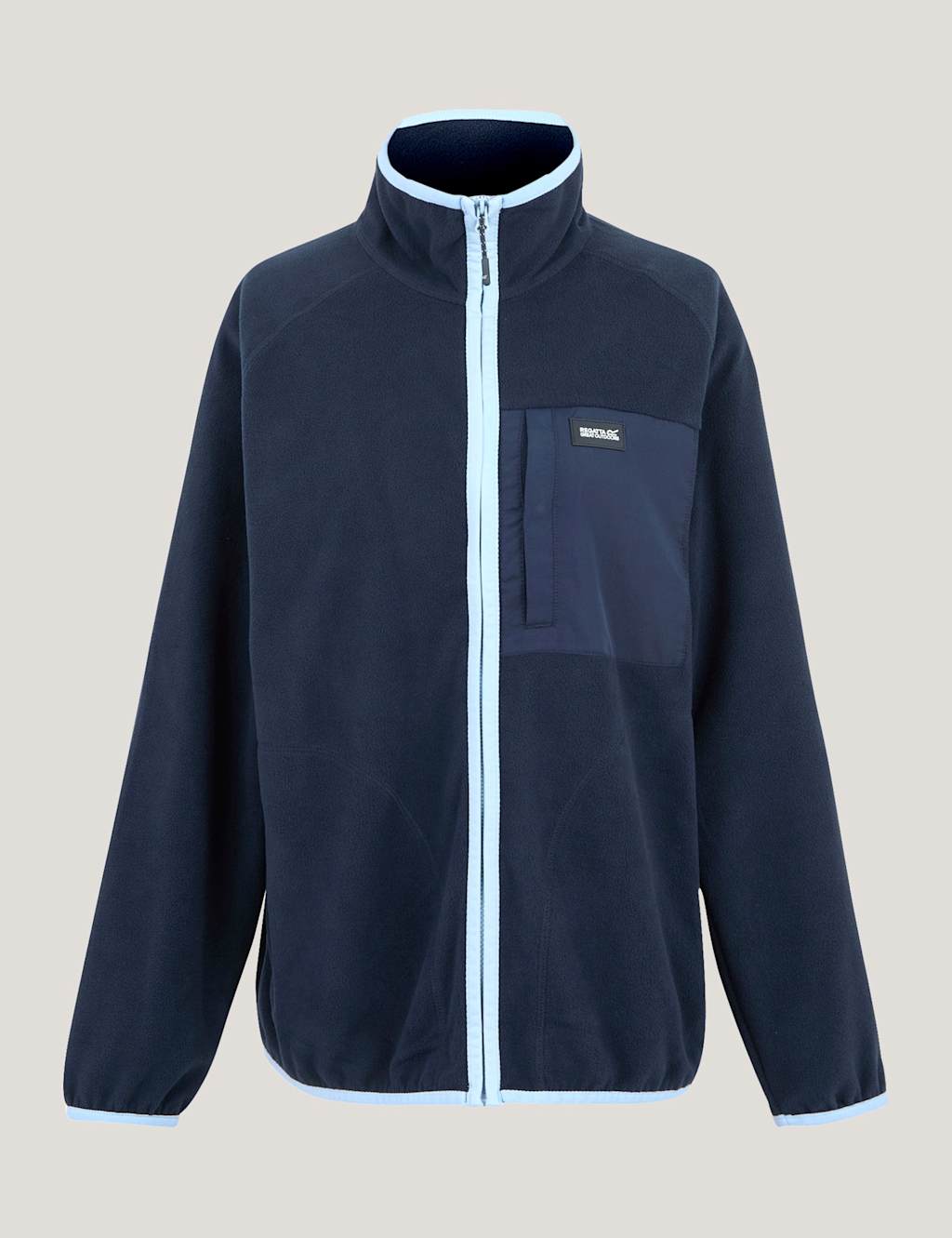Lilana Lightweight Zip Up Funnel Neck Fleece 2 of 5