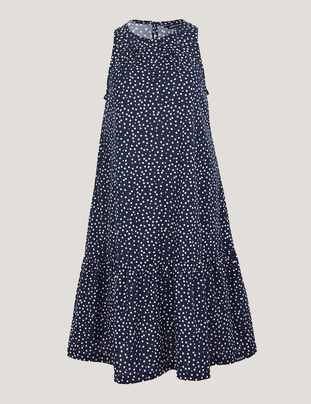 Trisa Pure Cotton Polka Swing Dress 2 of 6