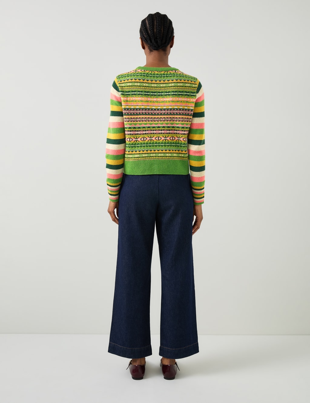 Josephine Wool Rich Striped Knitted Top 3 of 4