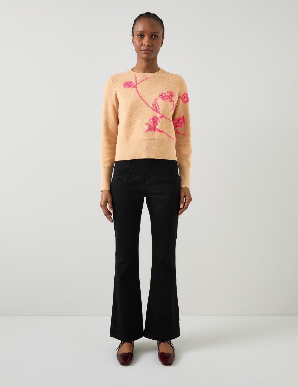 Floral Knitted Top 1 of 4
