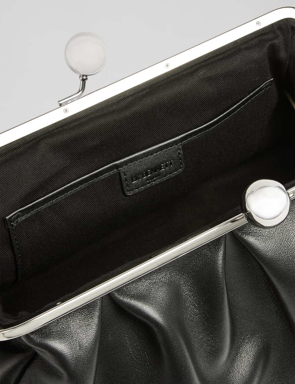Leather Chain Strap Clutch Bag 3 of 3