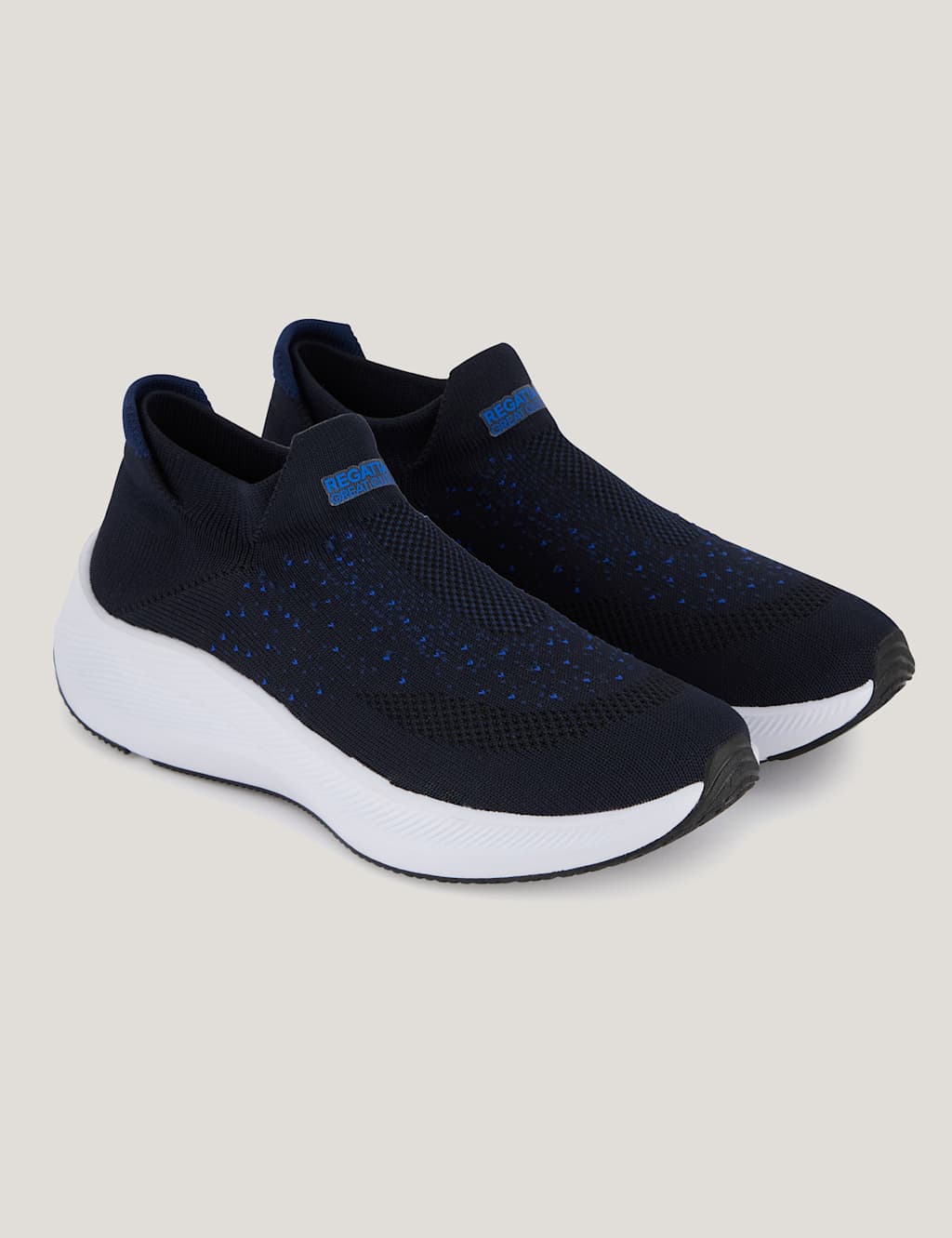 Orton Knitted Slip On Trainers 2 of 6