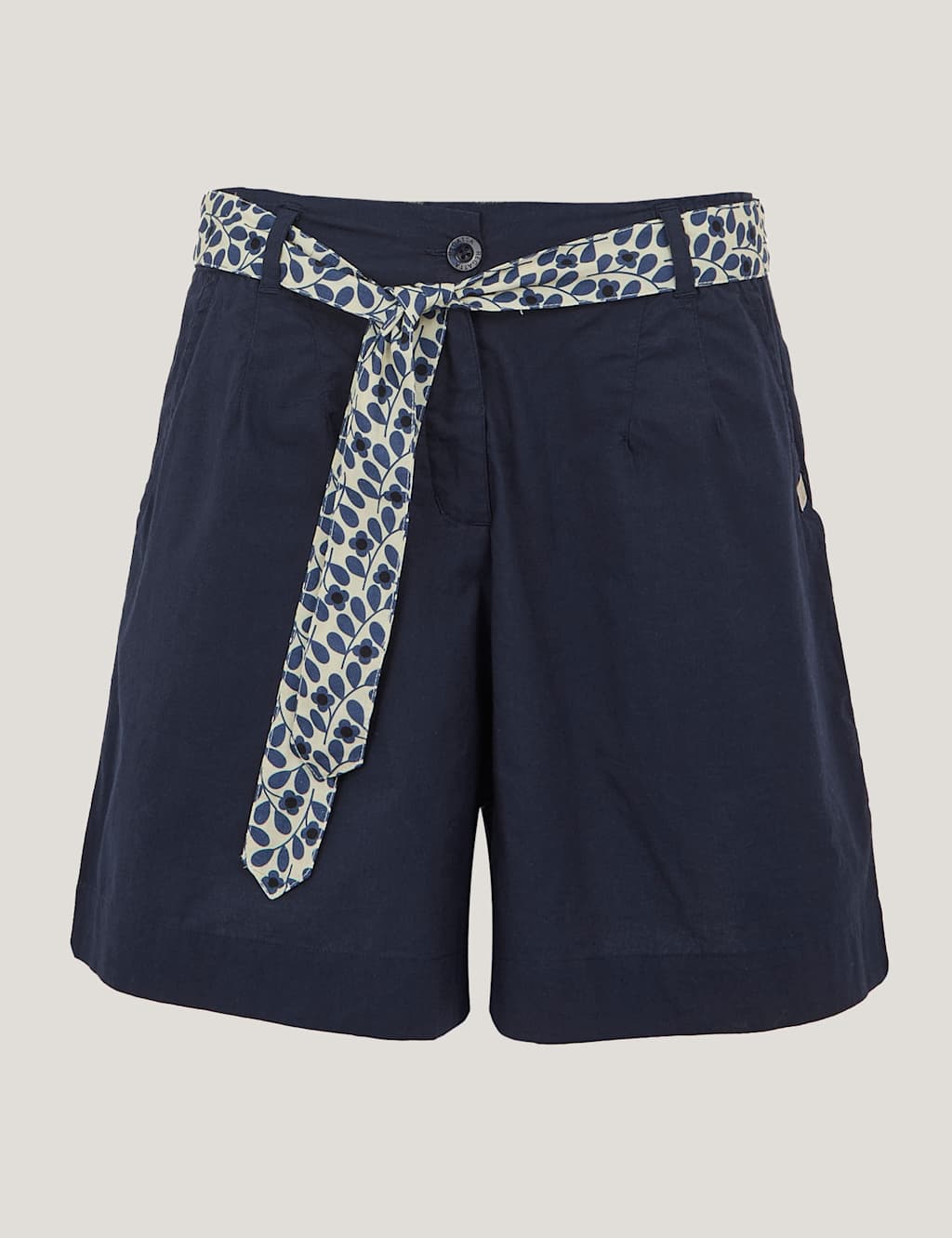 Orla Kiely Summer Pure Cotton Belted Shorts 2 of 7