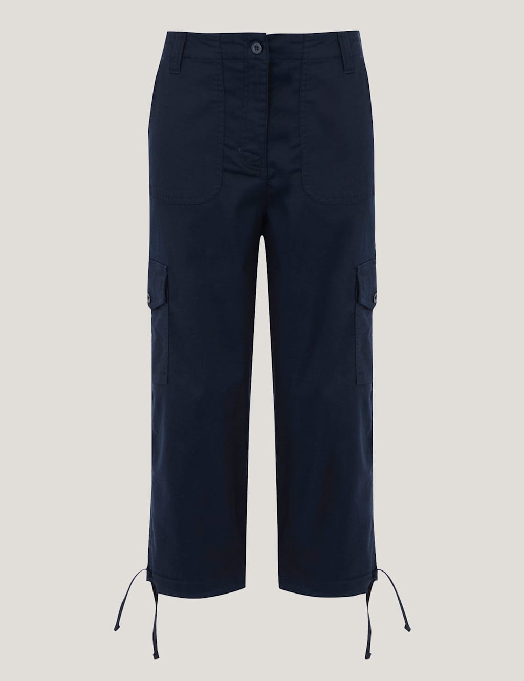 Shorebella Capri Cotton Blend Cargo Trousers 2 of 6