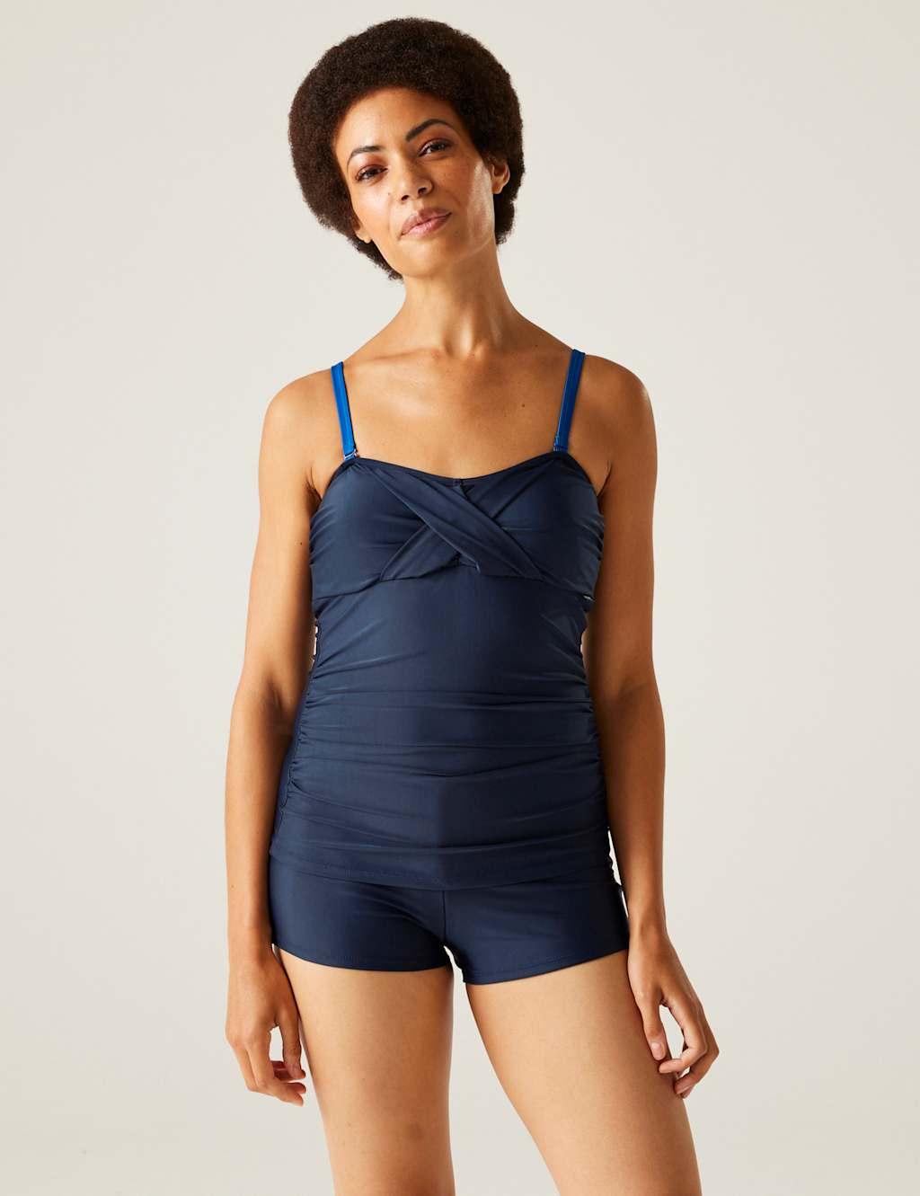 Aceana III Twist Front Bandeau Tankini Top 6 of 6