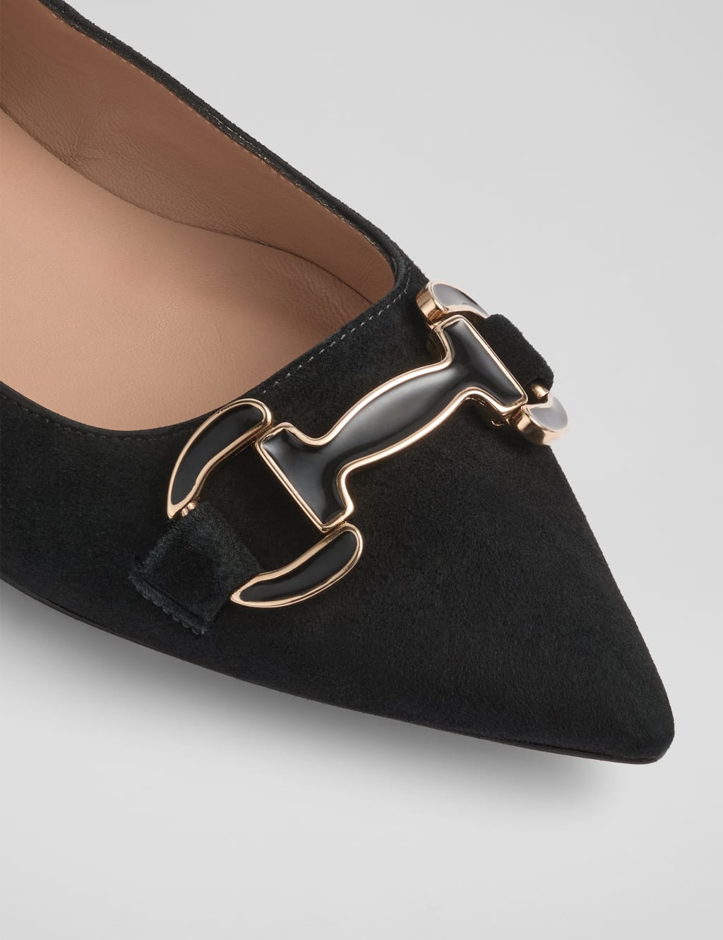 Suede Buckle Pointed Pumps 4 of 4