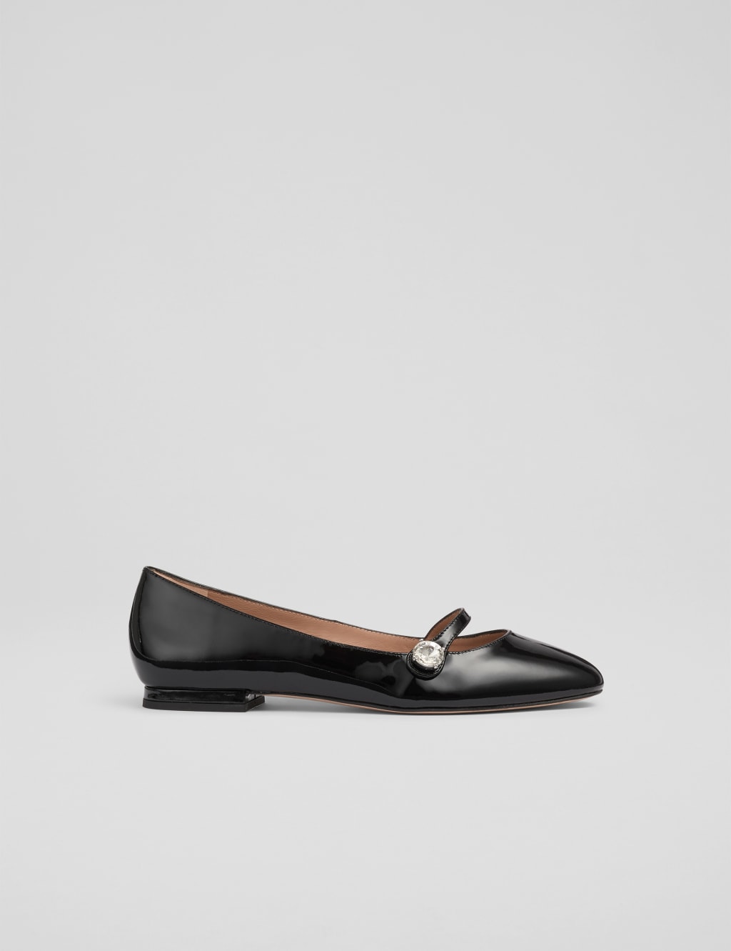 Leather Strappy Flat Pumps 1 of 4