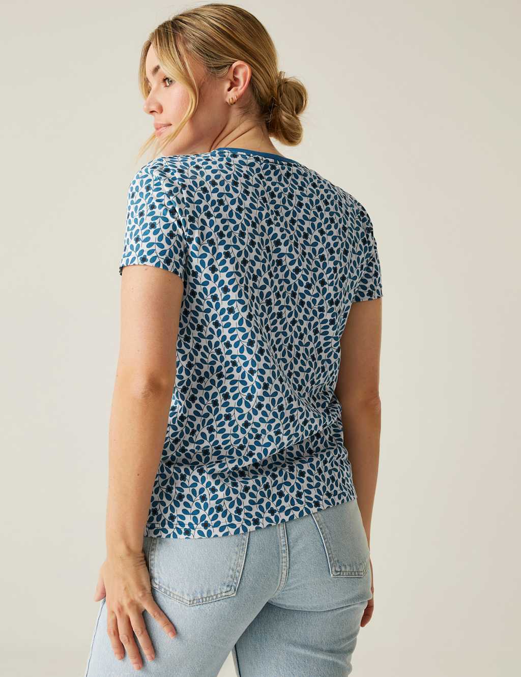 Orla Kiely Pure Cotton Floral T-Shirt 4 of 6