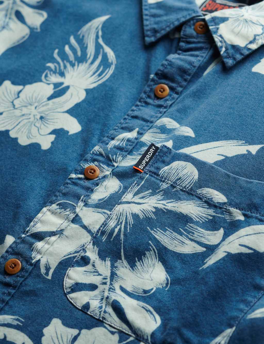 Relaxed Fit Pure Cotton Hawaiian Shirt 5 of 5