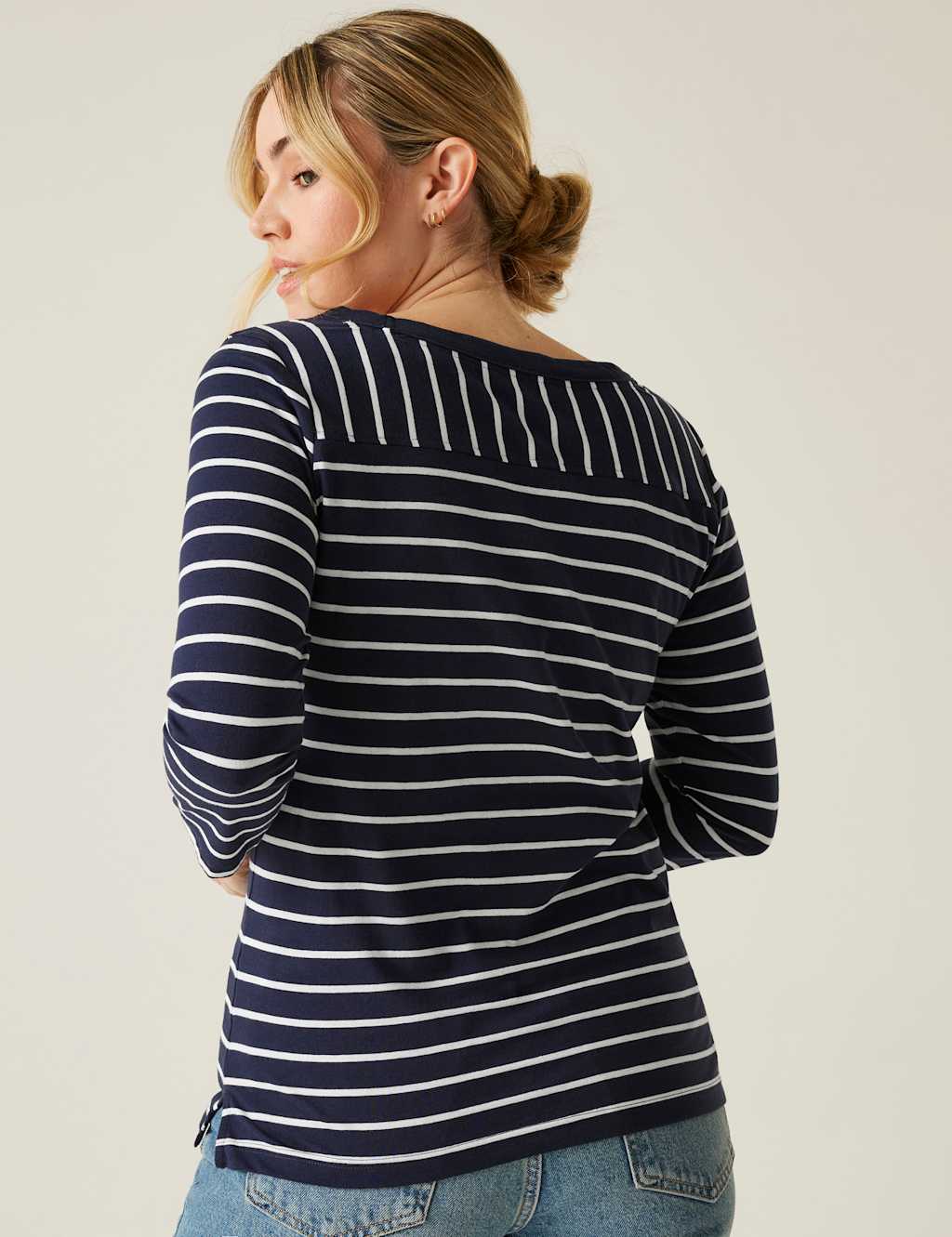 Baylette II Cotton Rich Striped Top 4 of 7