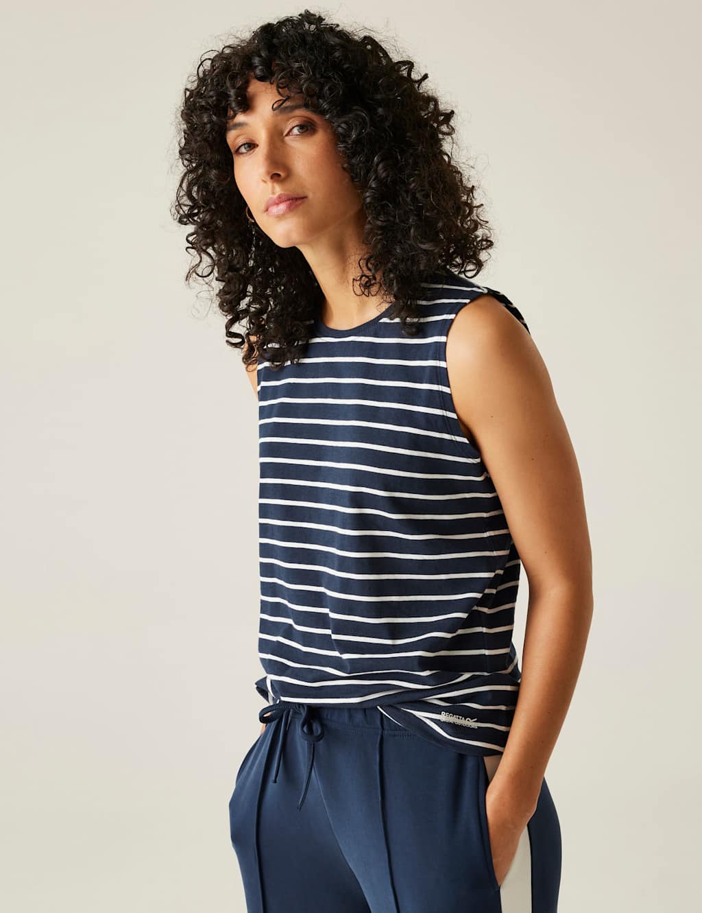 Fariene Pure Cotton Striped Vest 3 of 5