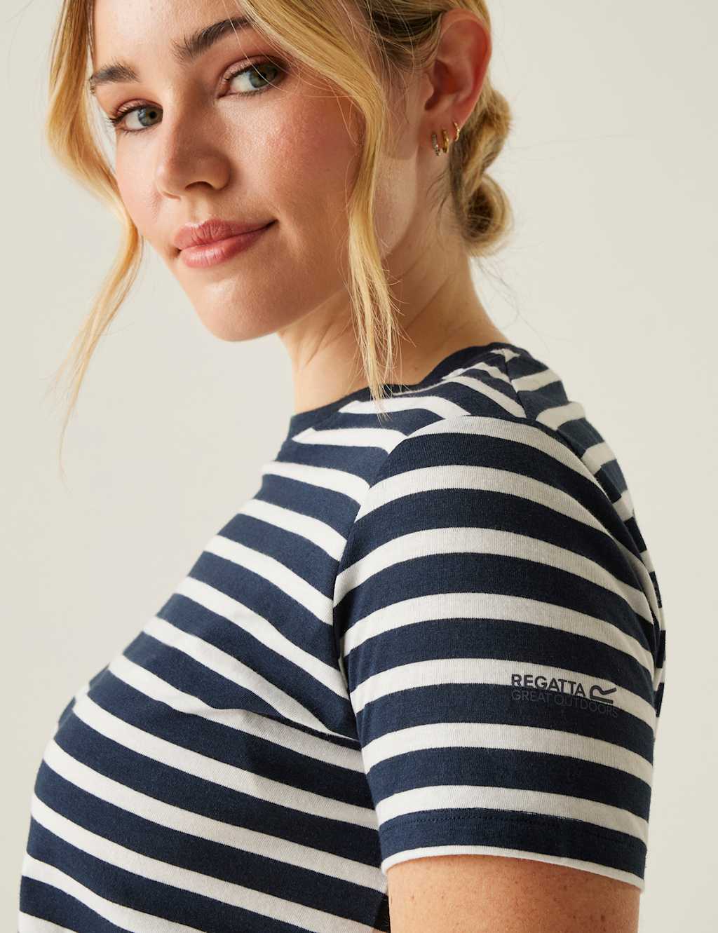 Bayletta Cotton Rich Striped T-Shirt 3 of 6