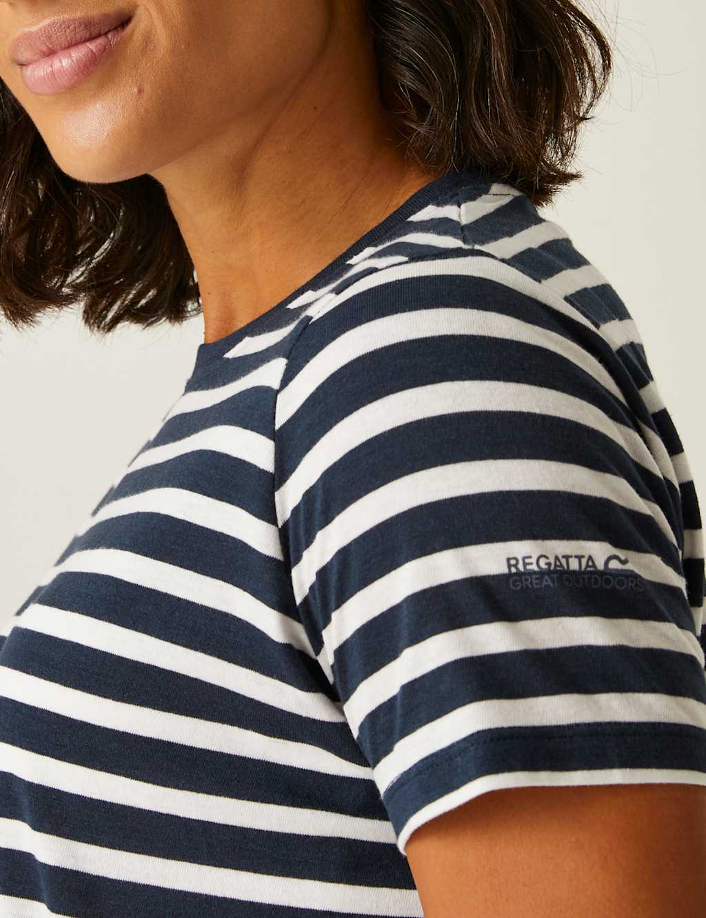 Bayletta Cotton Rich Striped T-Shirt 6 of 6