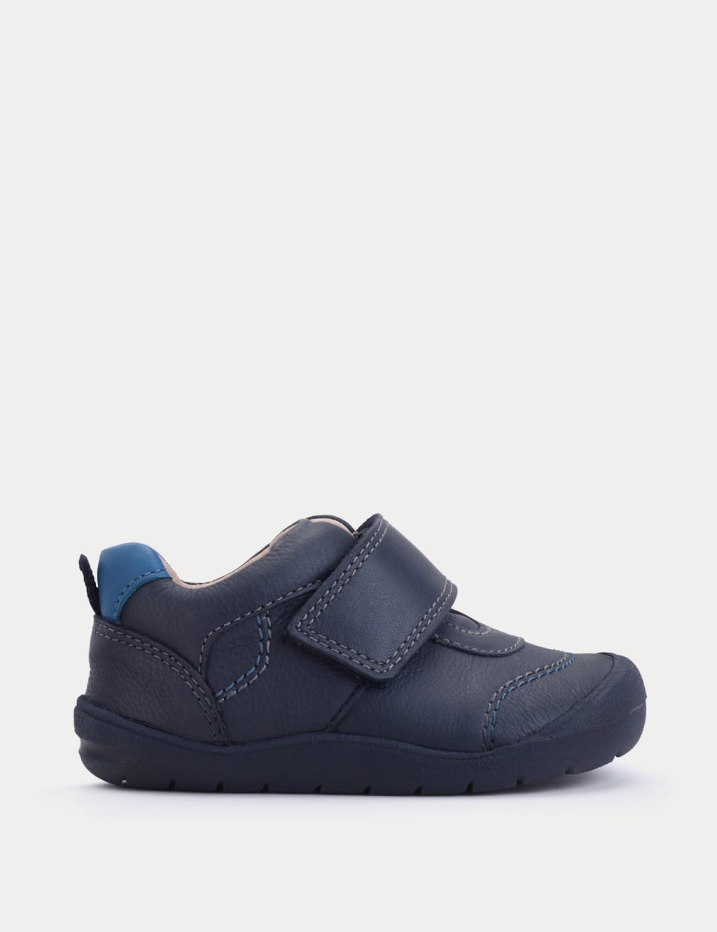 Kids leather trainers top