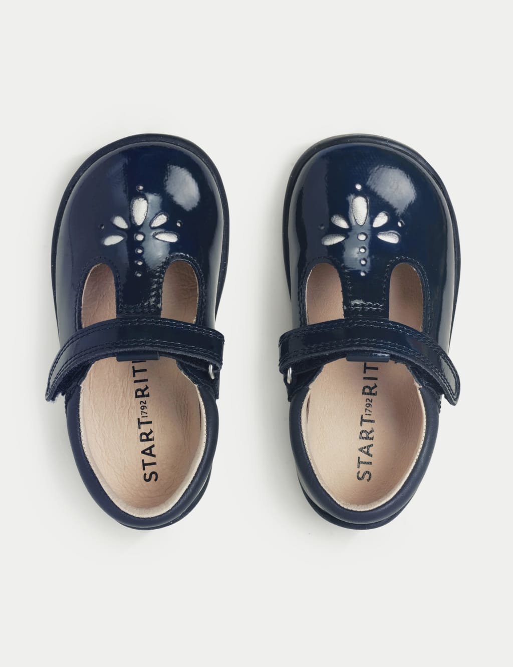 Kids' Patent Riptape T-Bar Shoes (4 Small - 8 Small) 3 of 6