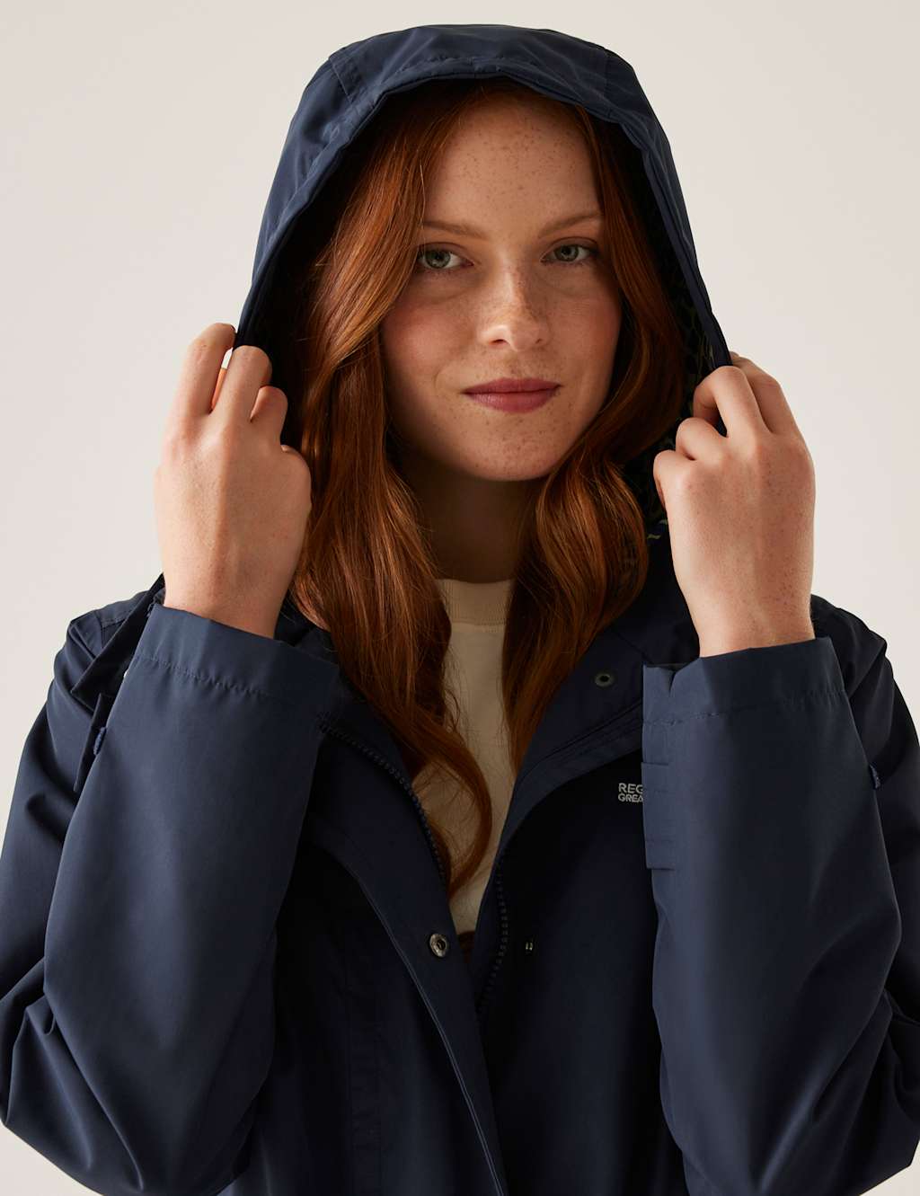 Orla Kiely II Waterproof Hooded Longline Mac 6 of 10