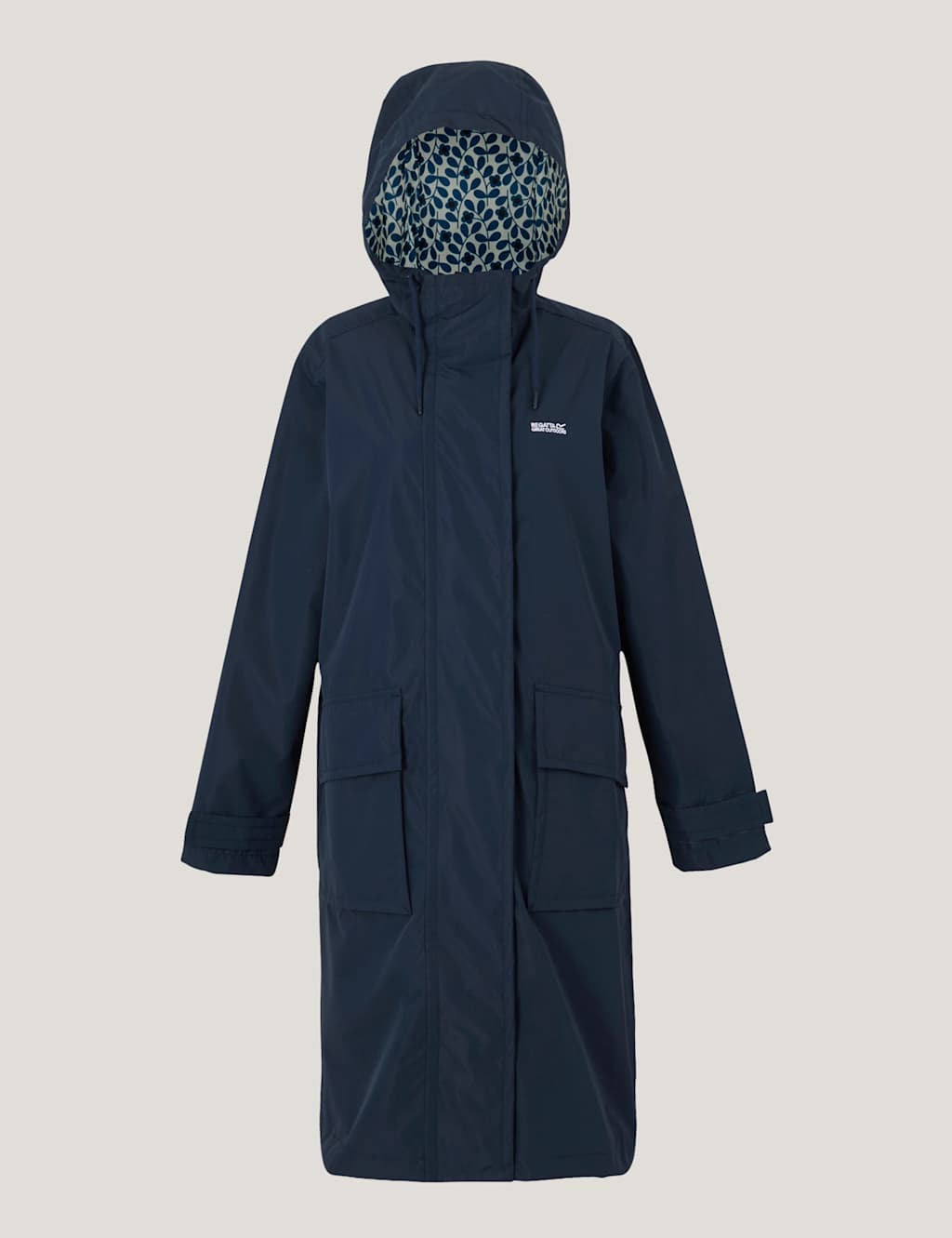 Orla Kiely II Waterproof Hooded Longline Mac 2 of 10