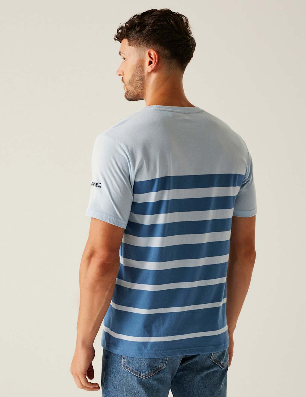 Shorebay III Pure Cotton Striped T-Shirt 3 of 7