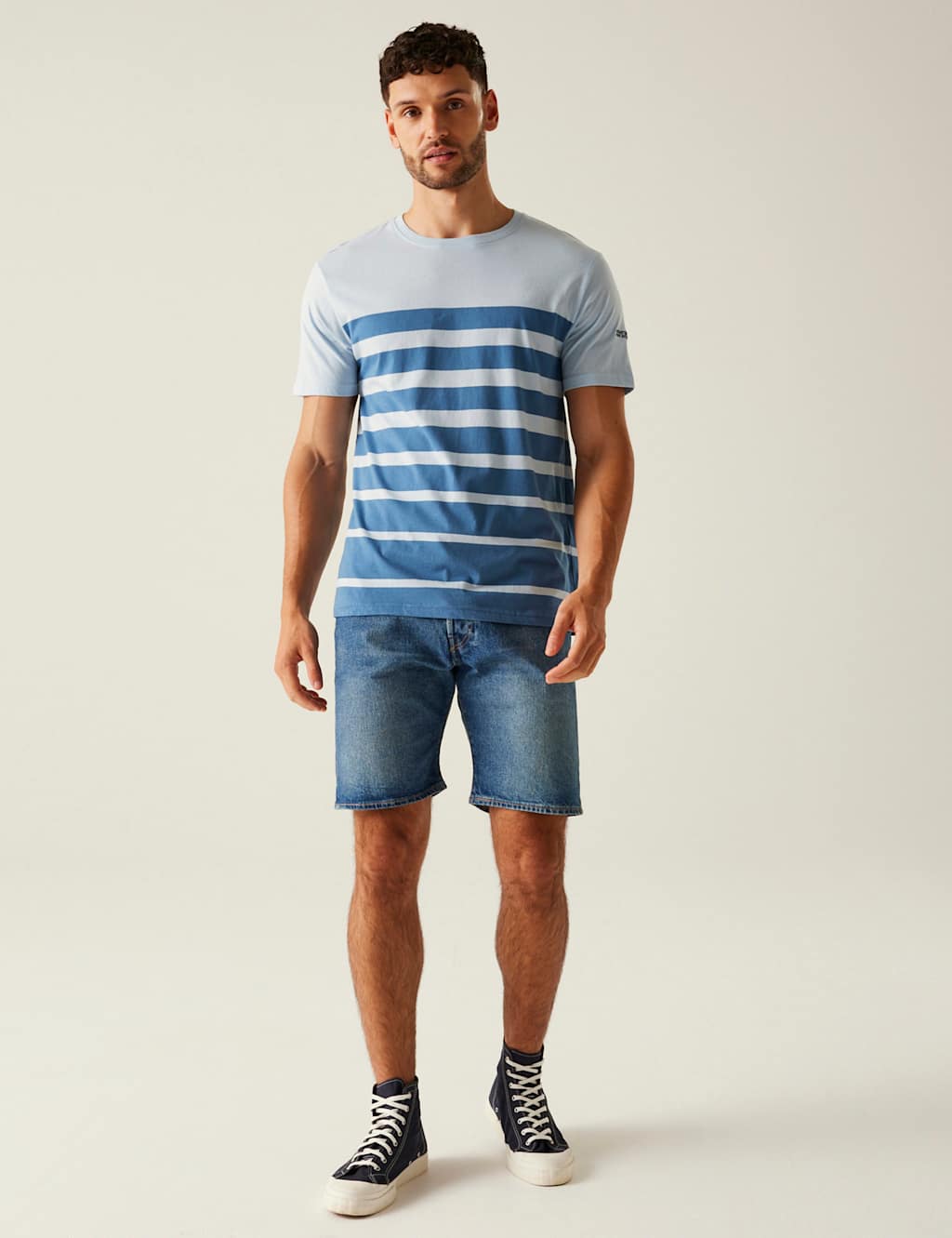 Shorebay III Pure Cotton Striped T-Shirt 7 of 7