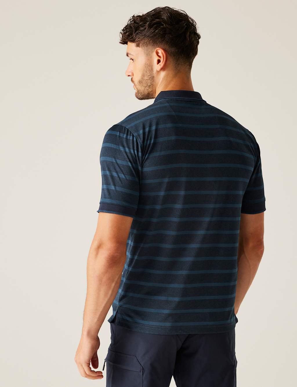Kildra Striped Tipped Polo Shirt 4 of 5
