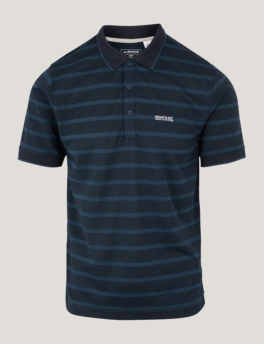 Kildra Striped Tipped Polo Shirt 2 of 5