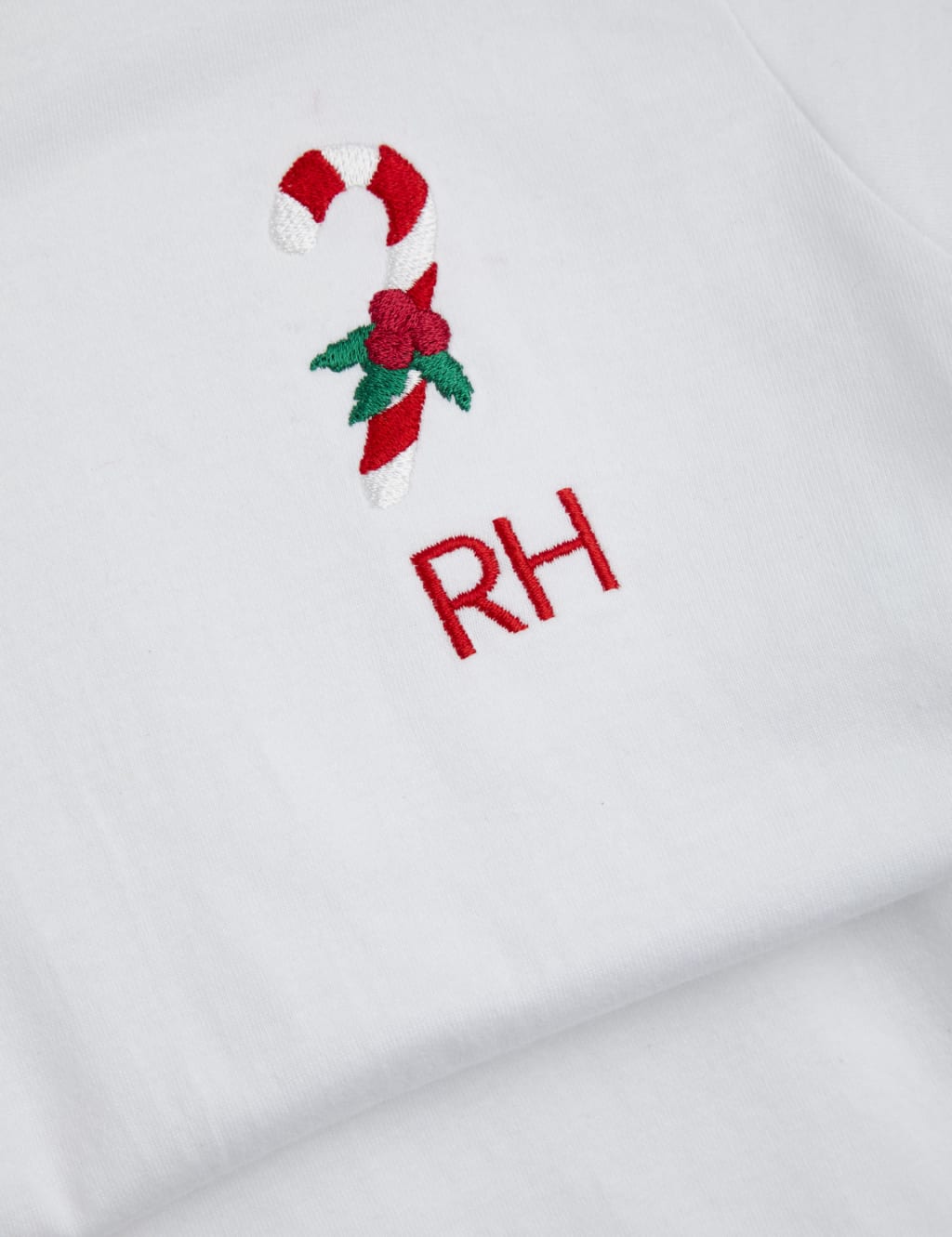 Personalised Women's Candy Cane Pyjamas 4 of 6