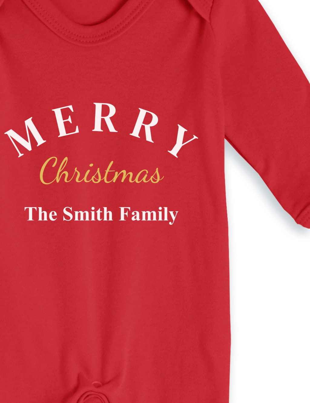 Personalised Family Christmas Babygrow 3 of 3