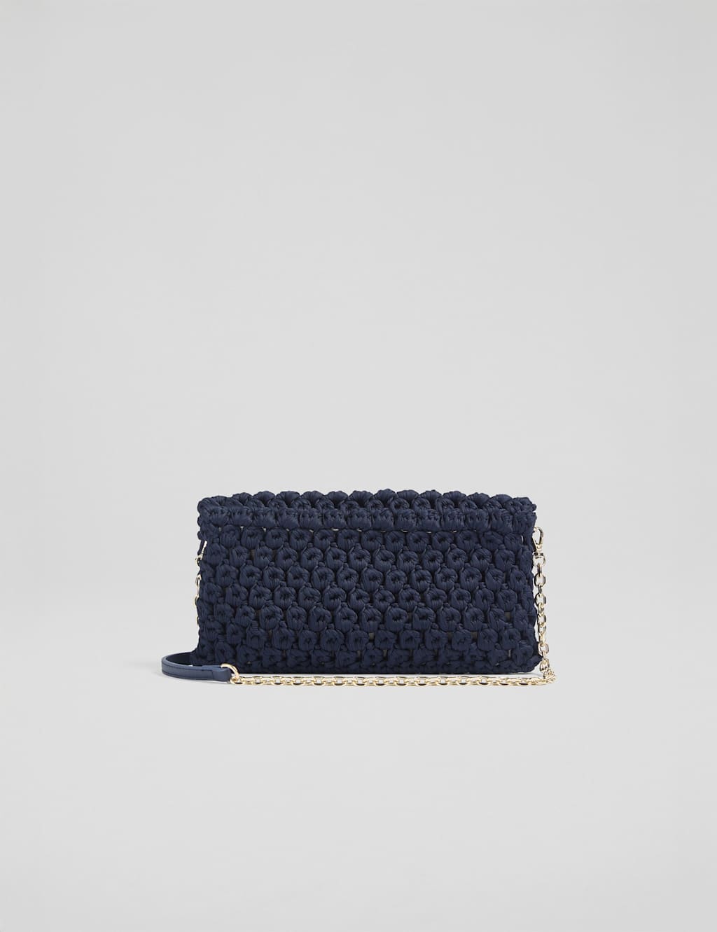 Crochet Woven Clutch Bag 2 of 3