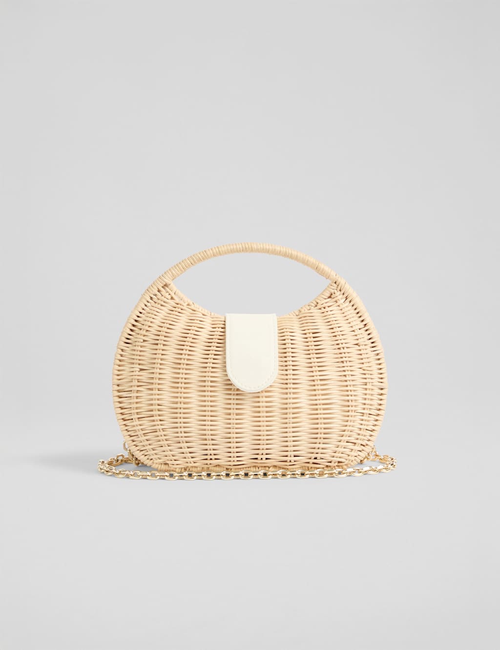Rattan Box Chain Strap Grab Bag 2 of 3