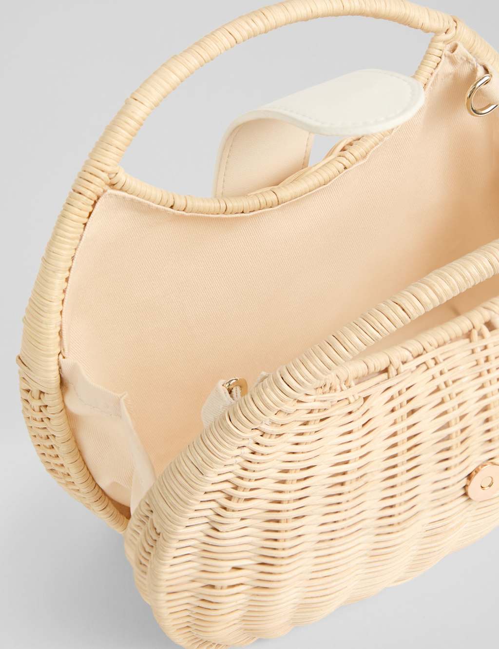 Rattan Box Chain Strap Grab Bag 3 of 3