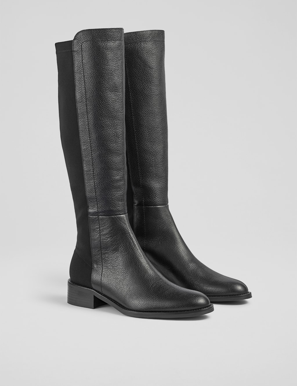 Marks and spencer black knee high boots store
