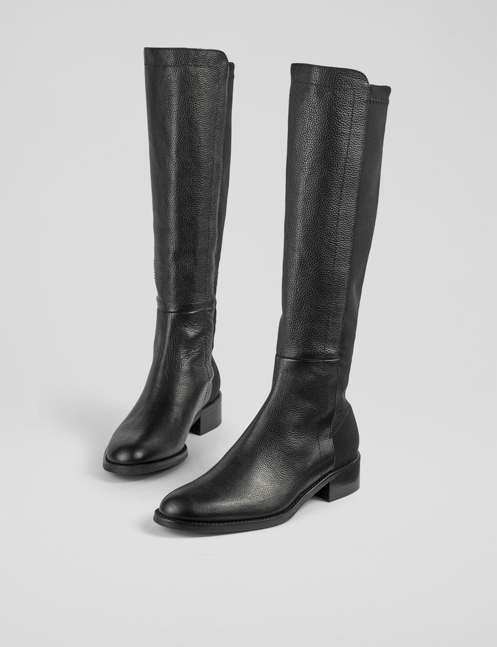 Leather Knee High Boots 3 of 4