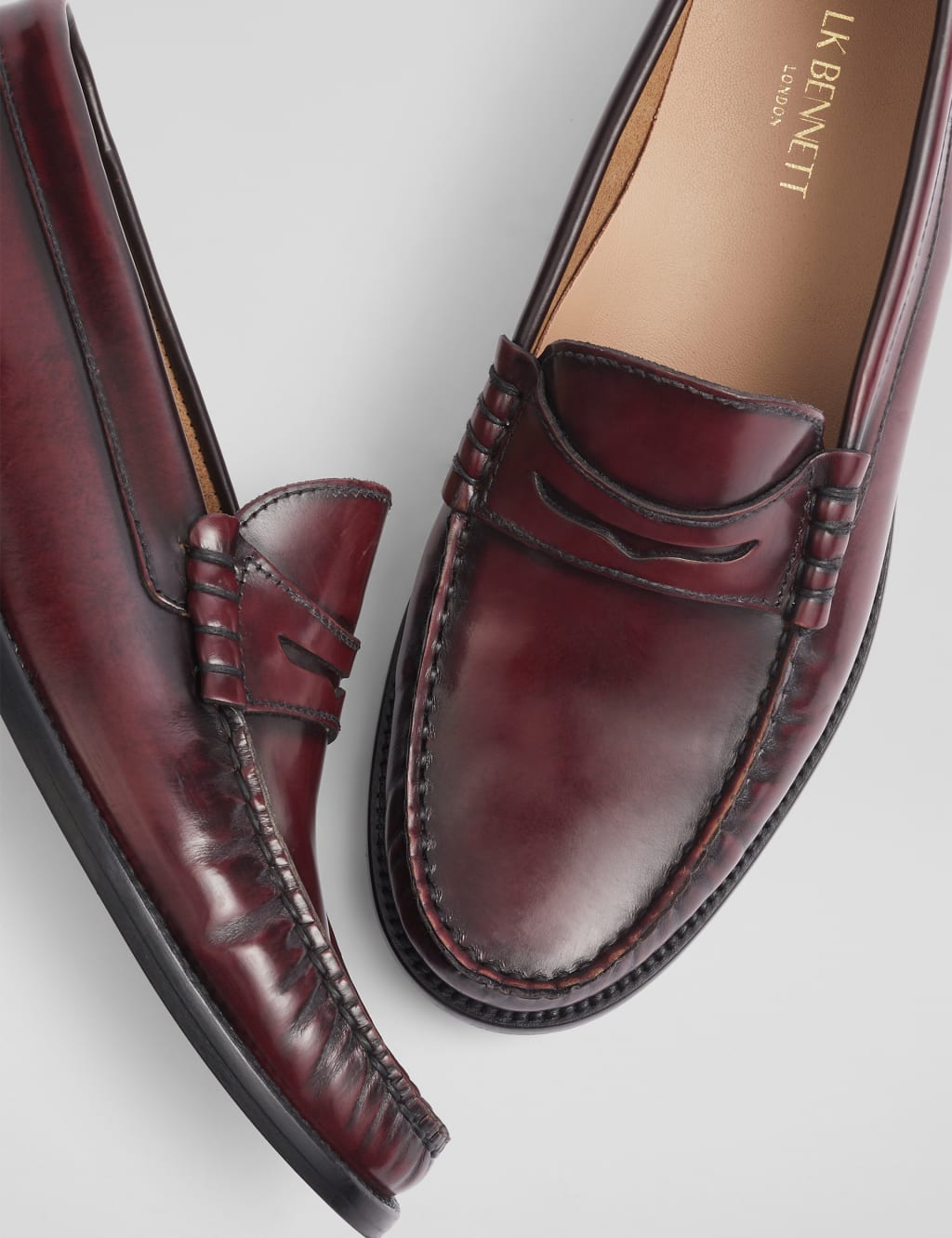 Leather Flat Heel Loafers 4 of 4