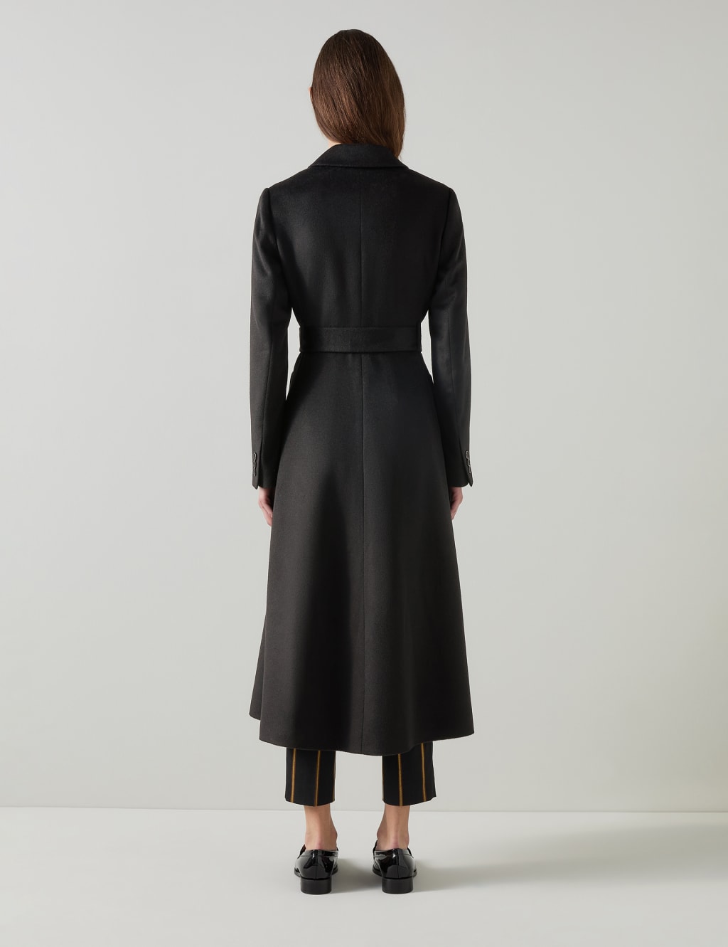 Pure Wool Belted Longline Coat 3 of 4