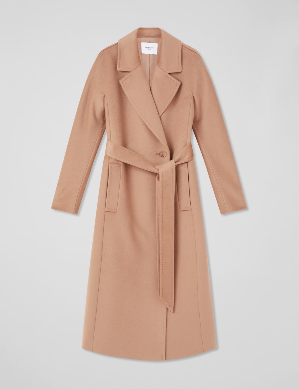 Pure Wool Belted Longline Coat 2 of 4