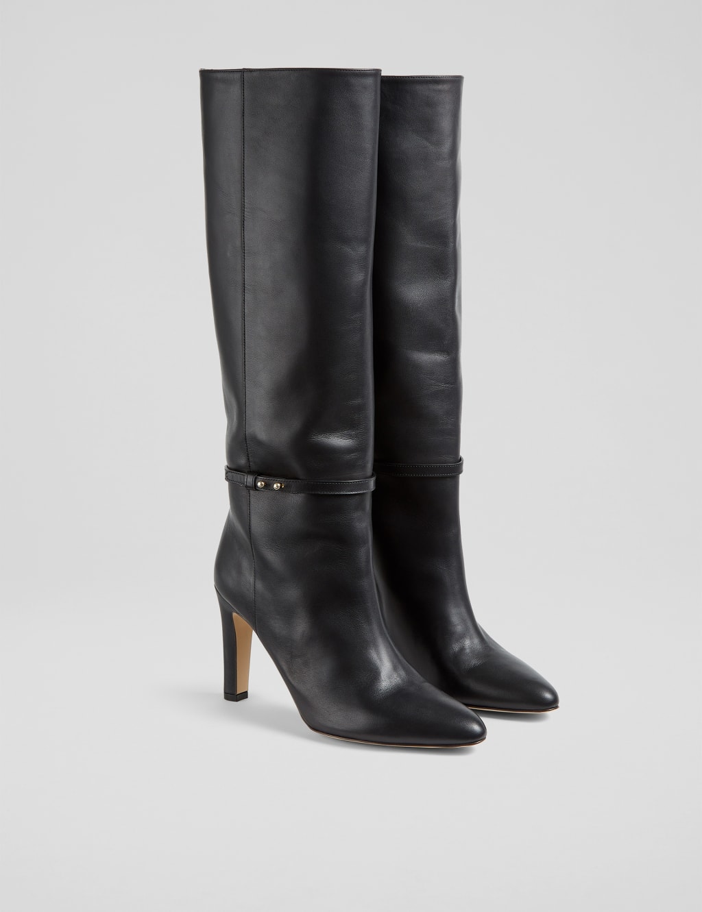 Leather Stiletto Heel Knee High Boots LK BENNETT M S