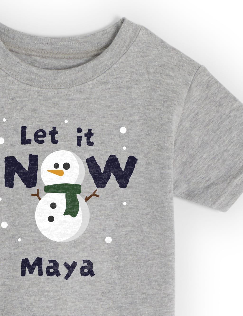 Personalised Baby Snowman Family Pyjamas 4 of 4