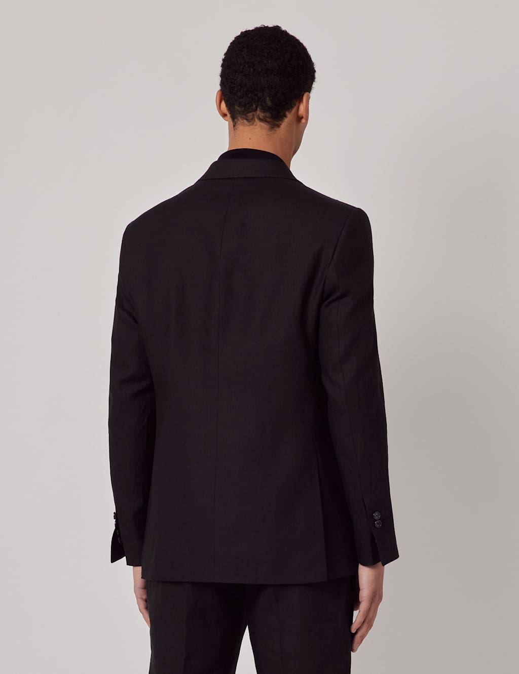 Tailored Fit Italian Pure Linen Suit Jacket 2 of 2