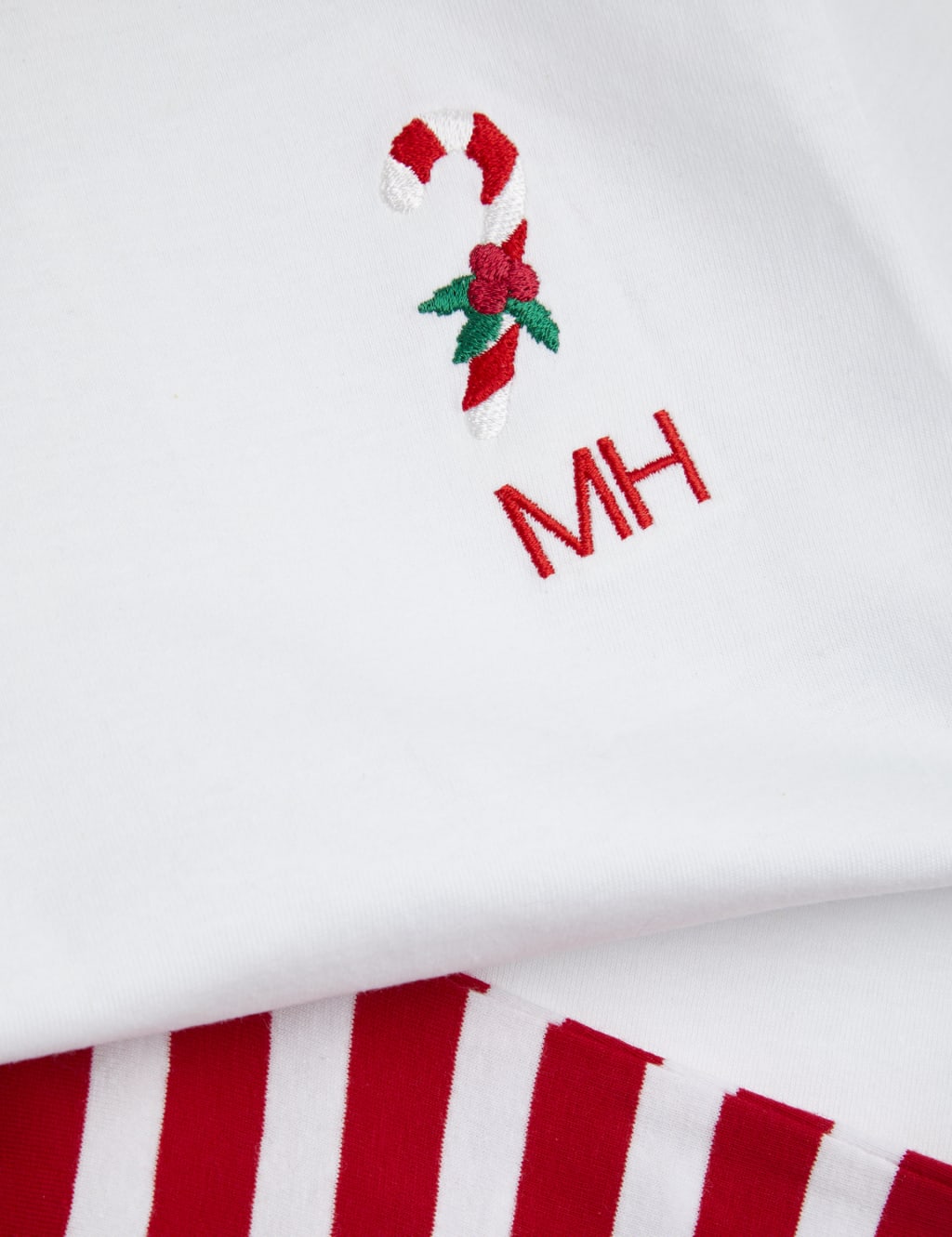 Personalised Kids Candy Cane Family Pyjamas 5 of 5