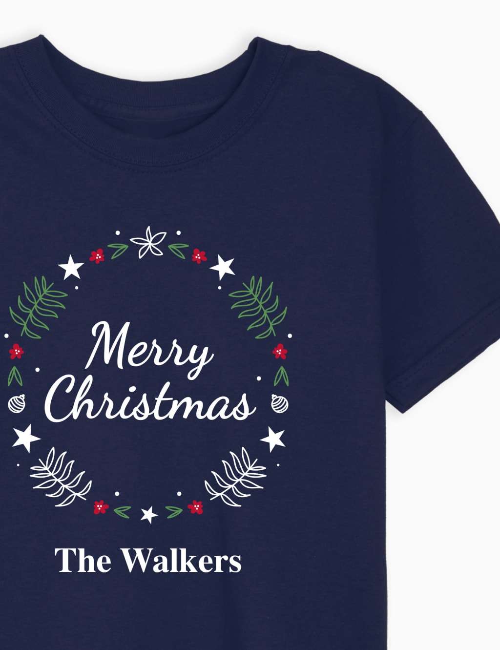 Personalised Baby Wreath Family Pyjamas 2 of 3