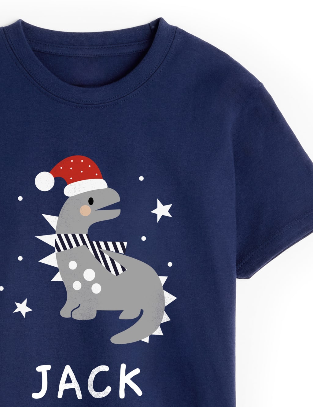 Personalised Santa Dino Pyjamas 3 of 3