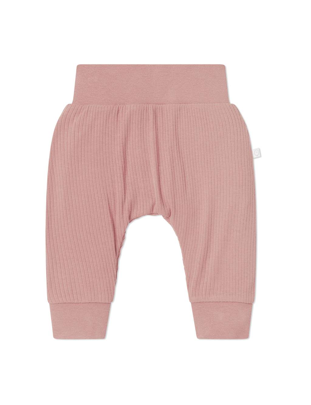 Cotton Blend Ribbed Joggers (0-4 Yrs) 2 of 2