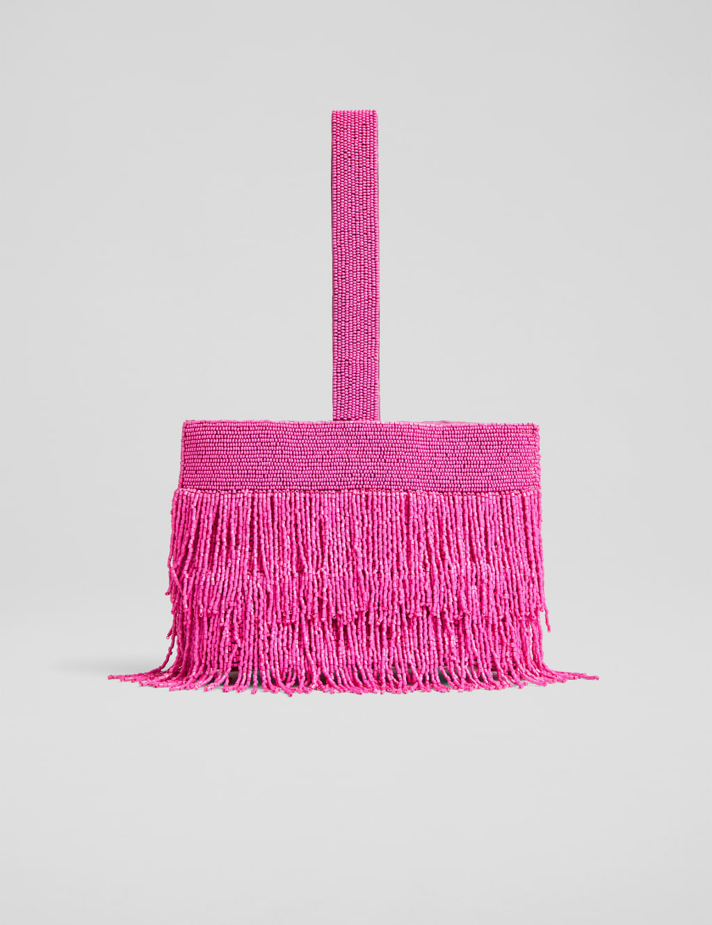 Estelle Magenta Beaded Clutch Bag 3 of 3
